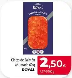 SPAR Lanzarote Royal - cintas de salmon ahumado oferta