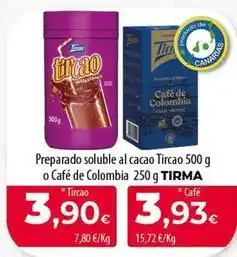 SPAR Lanzarote Tirma - preparado soluble o cafe de colomb oferta