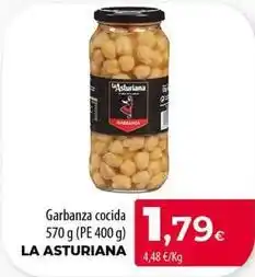 SPAR Lanzarote La asturiana - garbanza cocida oferta