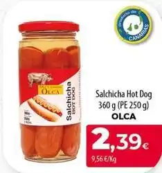 SPAR Lanzarote Olca - salchicha hot dog oferta