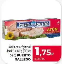 SPAR Lanzarote Gallego - atun en ac/girasol oferta