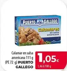 SPAR Lanzarote Puerto gallego - calamar en salsa americana oferta