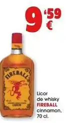 TOP Cash & Carry Fireball - licor de whisky cinnamon oferta
