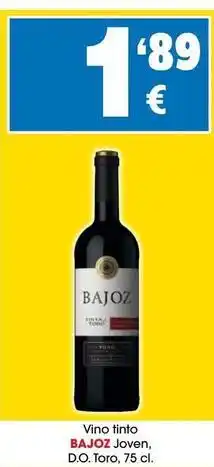 TOP Cash & Carry Bajoz - vino tinto joven d.o. toro oferta
