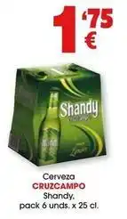 TOP Cash & Carry Cruzcampo - cerveza shandy oferta