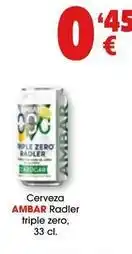 TOP Cash & Carry Ambar - cerveza radler triple zero oferta