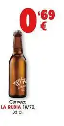 TOP Cash & Carry Rubia - cerveza 18/70 oferta