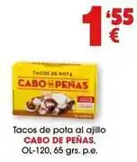 TOP Cash & Carry Cabo de peñas - tacos de pota al ajillo oferta