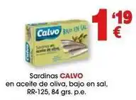 TOP Cash & Carry Calvo - sardinas en aceite de oliva, bajo en sal oferta