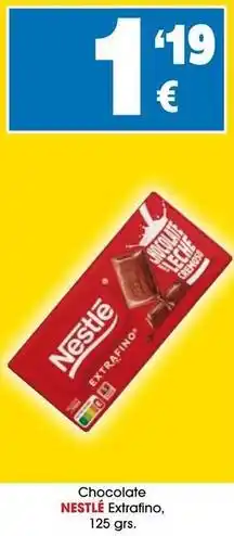 TOP Cash & Carry Nestlé - chocolate extrafino oferta