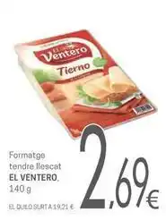 Valvi Supermercats El ventero - formatge tendre llescat oferta