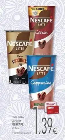 Valvi Supermercats Nescafé - cafe latte varietat oferta