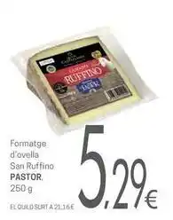 Valvi Supermercats San - formatge d'ovella san ruffino oferta