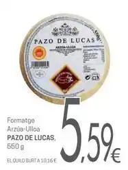 Valvi Supermercats Pazo - formatge arzua-ulloa oferta