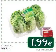 Valvi Supermercats Spar - cor enciam oferta
