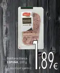 Valvi Supermercats Espuña - botifara blanca oferta