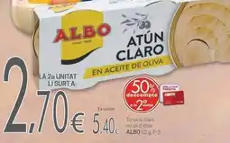 Valvi Supermercats Albo - tonyina clara en oli d'oliva oferta