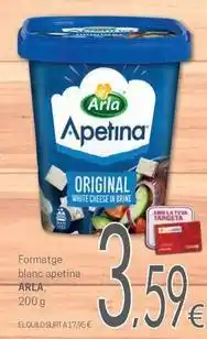 Valvi Supermercats Arla - formatge blanc apetina oferta