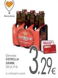 Valvi Supermercats Estrella damm - cervesa oferta