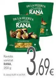 Valvi Supermercats Rana - raviolis varietat oferta