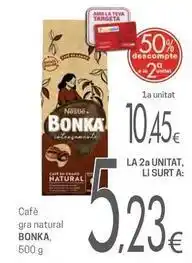 Valvi Supermercats Bonka - cafe gra natural oferta