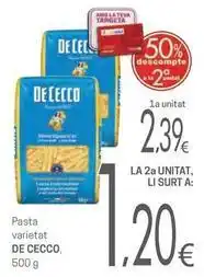Valvi Supermercats De cecco - pasta varietat oferta