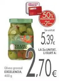 Valvi Supermercats Excelencia - olives grossal oferta