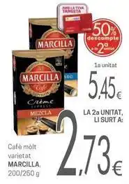 Valvi Supermercats Marcilla - cafe molt varietat oferta