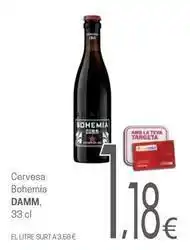 Valvi Supermercats Damm - cervesa bohemia oferta
