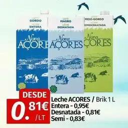 Maskom Supermercados Nova - leche entera oferta