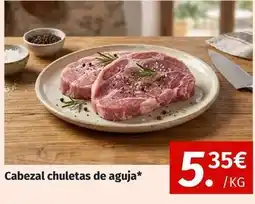 Maskom Supermercados Cabezal chuletas de aguja oferta