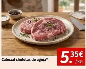 Maskom Supermercados Cabezal chuletas de aguja oferta