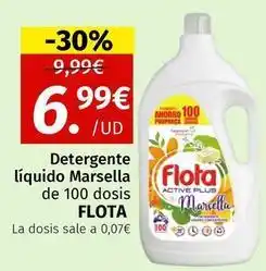 Maskom Supermercados Flota - detergente líquido marsella oferta