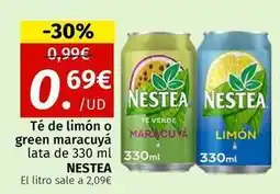 Maskom Supermercados Nestea - tê de limon o green maracuya oferta