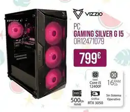 MR Micro Vizzio - pc gaming silver g i5 or12471079 oferta