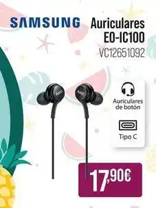 MR Micro Samsung - auriculares eo-ic100 oferta