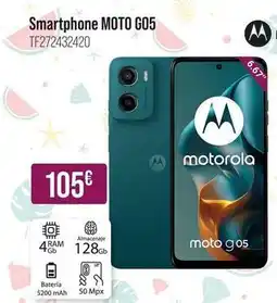 MR Micro Motorola - smartphone g05 oferta