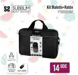 MR Micro Subblim - kit maletin+raton oferta