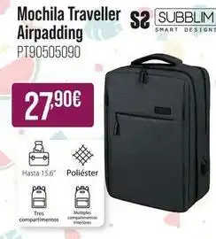 MR Micro Subblim - mochila traveller airpadding oferta