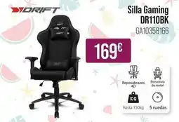 MR Micro Drift - silla gaming dr110bk oferta