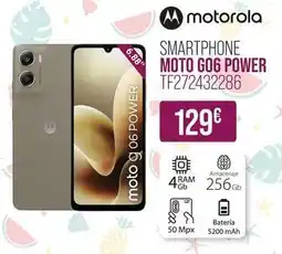 MR Micro Motorola - smartphone moto g06 power oferta