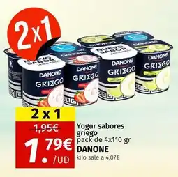 Maskom Supermercados Danone - yogurt sabores griego oferta