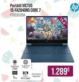 MR Micro Hp - portátil victus 15-fa2040ns core 7 oferta