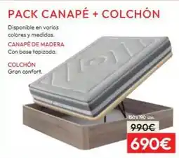 Muebles La Fábrica Confort - canapé de madera oferta