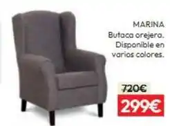 Muebles La Fábrica Marina - butaca orejera. disponible en varios colores oferta