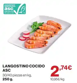 Supercor Langostino cocido asc oferta