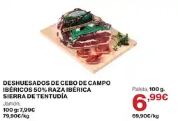 Supercor Deshuesados de cebo de campo ibéricos 50% raza ibérica sierra de tentudía oferta