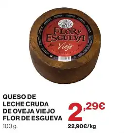 Supercor FLOR DE ESGUEVA Queso de leche cruda de oveja viejo oferta