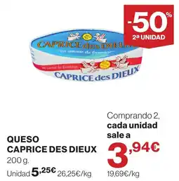 Supercor CAPRICE DES DIEUX Queso oferta