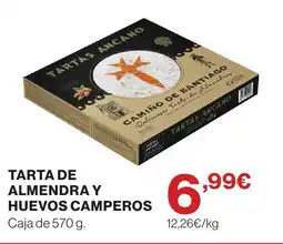 Supercor Tartas ancano camiño de santiago huevos camperos oferta